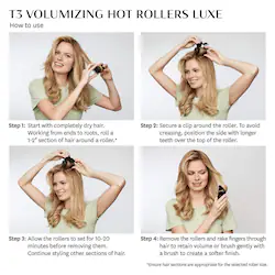 T3 Volumizing Hot Rollers LUXE for Volume, Body, and Shine