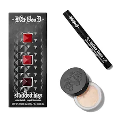 KVD Beauty BIRTHDAY GIFT KVD BEAUTY TATTOO LINER, SETTING POWDER, AND LIPSTICK SET