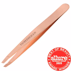 TWEEZERMAN Rose Gold Slant Tweezer