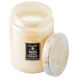 VOLUSPA Santal Vanille Glass Jar Candle