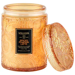 VOLUSPA Mini Spiced Pumpkin Latte Glass Candle