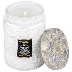 VOLUSPA Tahitian Coconut Vanilla Glass Jar Candle