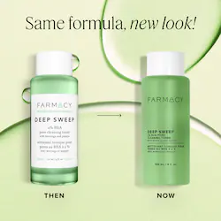 Farmacy Mini Deep Sweep 2% BHA Pore Cleaning Toner with Moringa + Papaya