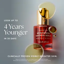 RANAVAT Mini Brightening Dark Spot and Anti-Aging Facial Serum with Saffron and Turmeric
