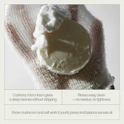 DAMDAM Snow Mushroom Pore Cleanser with Exfoliating Glove