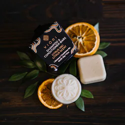 Viori Mini Citrus Yao Shampoo & Conditioner Bar Set