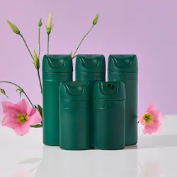 RIES The Essential Refillable Travel Container Set in Green