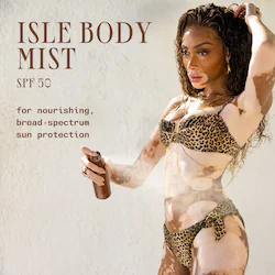 CAY SKIN Isle Nourishing Body Mist SPF 50 with Sea Moss and Hyaluronic Acid