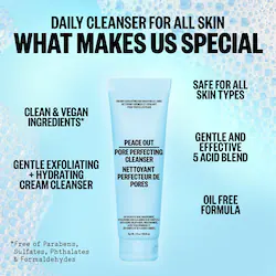 Peace Out Creamy Gentle Exfoliating Pore Perfecting Cleanser with Salicylic Acid