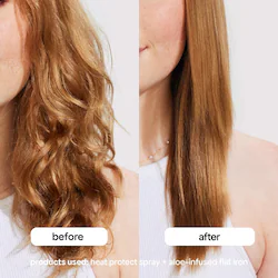 BondiBoost Flat Iron Hair Straightener with Aloe-Infused Ceramic Plates