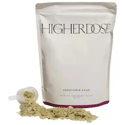 HigherDOSE Serotonin Soak - Magnesium Bath Salt for Muscle Relaxation & Mood Boost
