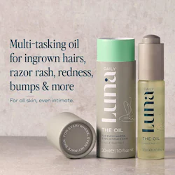 Luna Daily | The Everywhere Oil - For Ingrown Hairs, Redness + Bumps - With Rosehip Oil & Vitamins