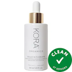 KORA Organics | Sephor Silky Sun Drops Organic Sunscreen Serum with SPF 30 for Skin Barrier Repair