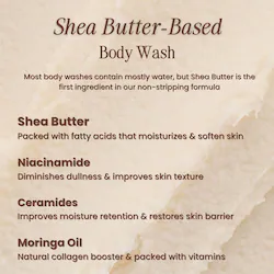 Non-Stripping with Shea Butter, Ceramides and Niacinamide Mini Moisturizing Butter Cream Body Wash