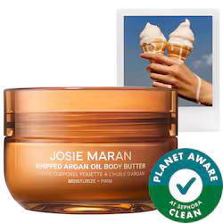 JOSIE MARAN Vanilla Vibezzz - Whipped Argan Oil Refillable Firming Body Butter Jar