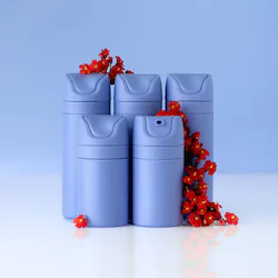 RIES The Essential Refillable Travel Container Set in Blue