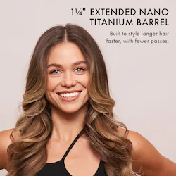 BaBylissPRO Nano Titanium 1 1/4” Extended Barrel Curling Iron