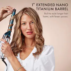 BaBylissPRO Nano Titanium 1” Extended Barrel Curling Iron