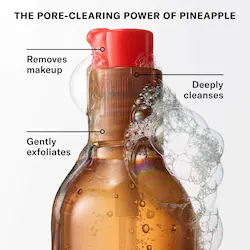 JOSIE MARAN Pineapple Enzyme Exfoliating + Brightening Foaming Gel Cleanser with AHAs