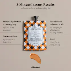 Davines The Quick Fix Circle Hair Mask for Deep Conditioning