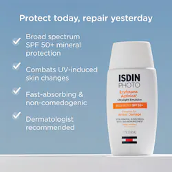 ISDIN ISDIN Eryfotona Actinica Ultralight Non-pore clogging water-resistant Mineral Sunscreen SPF 50+ with