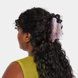 Chunks Large Nimbus Claw Clip in Lilac Sparkle