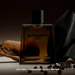BURBERRY Hero Parfum Intense with Cedarwood and Leather Accord