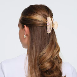 Emi Jay Sweetheart Hair Claw Clip in Pink Angel Food