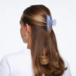Emi Jay Sweetheart Hair Claw Clip in Blue Ribbon