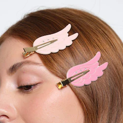 Emi Jay Popstar Hair Setting Clips in Pink Aura
