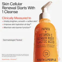 Youth To The People Mini Superfruit Gentle Exfoliating Cleanser with Vitamin C + Papaya
