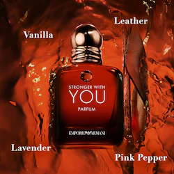 Armani Beauty Stronger With You Parfum with Vanilla Leather & Lavender