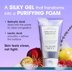 Sunday Riley Breakout Breakup Salicylic Acid Cleanser for Blemish-Prone Skin