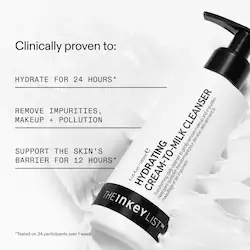 The INKEY List Mini Hydrating Cream-To-Milk Cleanser with Hyaluronic Acid