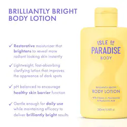 Isle of Paradise Brilliantly Bright Body Moisturizer