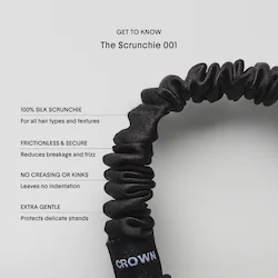 Crown Affair The Silk Scrunchie No. 001 Set
