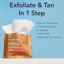 Dr. Dennis Gross Skincare Alpha Beta® Glow Pad™ Self-Tanner for Body