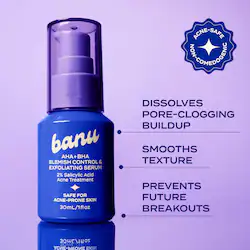 banu AHA + BHA Blemish Clearing and Exfoliating Serum with 2% Salicylic Acid