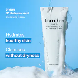 Torriden | Se DIVE IN 8D Hyaluronic Acid Cleansing Foam for Gentle Daily Cleanse & Refreshing Glow