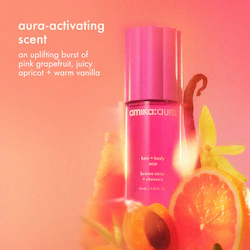 amika amika:aura Hair & Body Mist with Vanilla and Pink Grapefruit