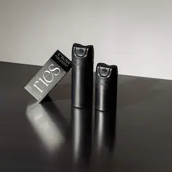 RIES The Essential Refillable Travel Container Set in Black