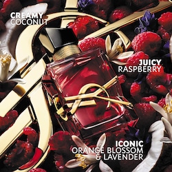 Yves Saint Laurent Libre Berry Crush Eau De Parfum Travel Spray with Raspberry