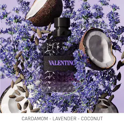 Valentino Uomo Born in Roma Purple Melancholia Eau de Toilette with Lavender
