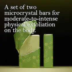 Soft Services | Sep Green Banana Buffing Bar Exfoliating Body Bar for KP and Ingrown Hair (2 pack)