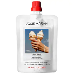 JOSIE MARAN Mini Vanilla Vibezzz - Hydrating + Cleansing Argan Refillable Body Wash