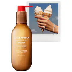 JOSIE MARAN Vanilla Vibezzz - Hydrating + Cleansing Argan Refillable Body Wash