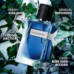 Yves Saint Laurent Y Iced Cologne Eau de Toilette Intense with Mint and Patchouli