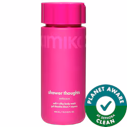 amika Shower Thoughts Soft + Silky Body Wash with AHA and Glycerin
