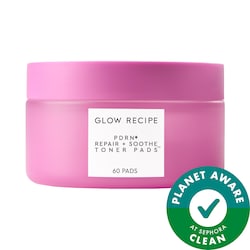 Glow Recipe PDRN Repair + Soothe Korean Prickly Pear Toner Pads for Skin Barrier Repair