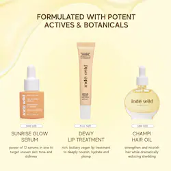 indē wild indē wild Skin and Hair Bestsellers Trio Set